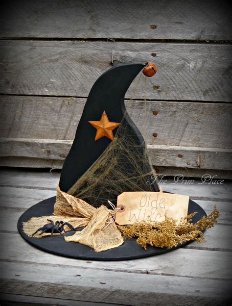 Witch hat with ribbon on etsy